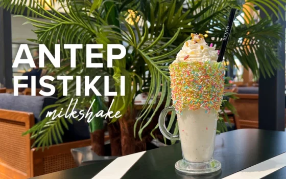 antep fistikli milkshake