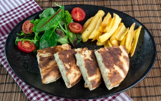 bazlama kasarli tost