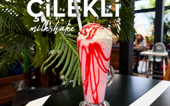 cilekli milkshake