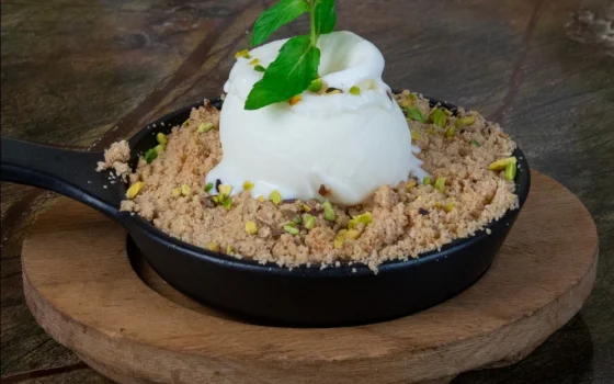 elmali marshmallowlu crumble