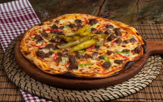 kavurmali pizza