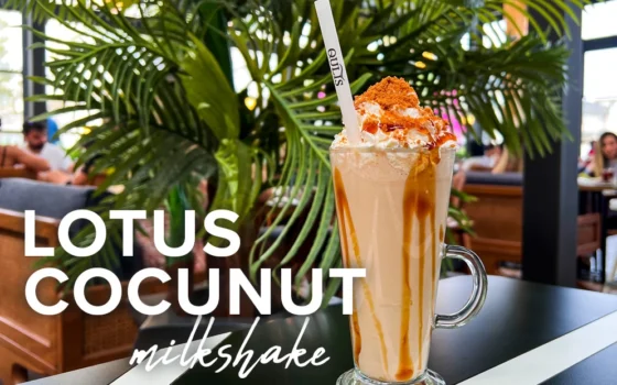 lotus coconut milkshake