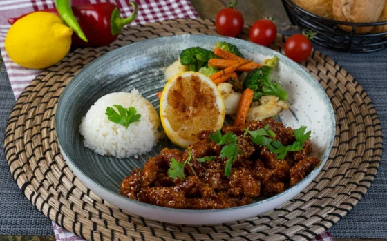 teriyaki soslu citir tavuk